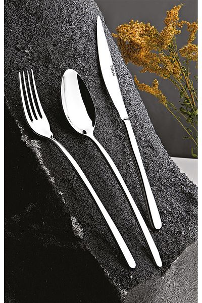 TEC-X Carla 84 Pieces - Fork, Spoon and Knife Set with Storage Container Gift
