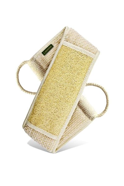 lamina Long Loofah Pumpkin Bath Back Scrub, 70 Cm Bath Loofah