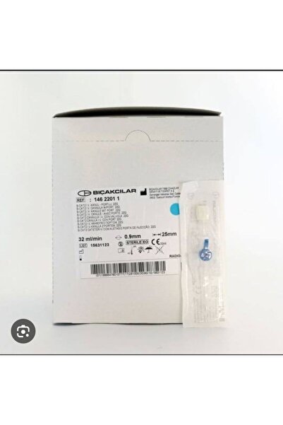 Genel Markalar Mavi branül 22G 10 adet intraket anjiyokat