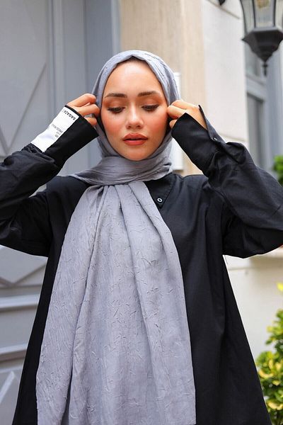 shalby Σάλι Bamboo Crash Grey