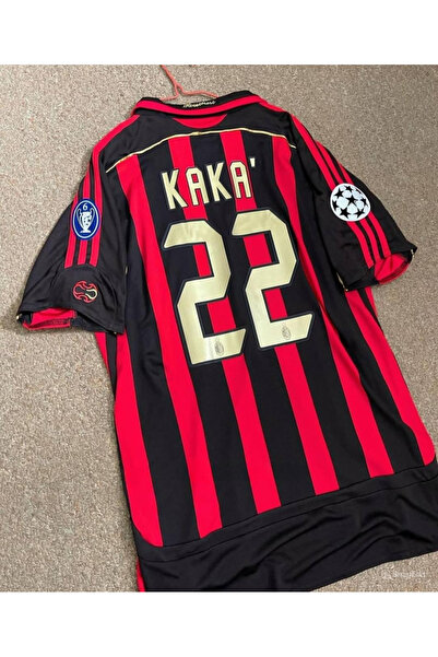 Alaturka Mix Ac/milan Kaka Forma Nostaljik Retro Forma Kırmızı/siyah