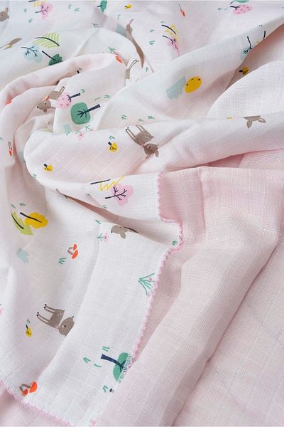 CHİQUİTOS Boxed 2 Muslin Blankets 95x80 Cm