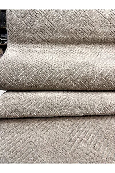 Anatolian Carpet Store Rölyef Aden Bej Kaymaz Taban Kesme Halı Yolluk