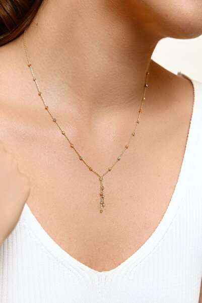 Altınkesesi 14 Ayar Altın Dorika Toplu Kolye Ve Bileklik Seti