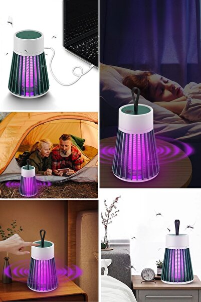 Buffer ® İç ve Dış Mekanlar İçin Şarjlı Sinek Öldürücü Sivrisinek Kovucu,UV I...