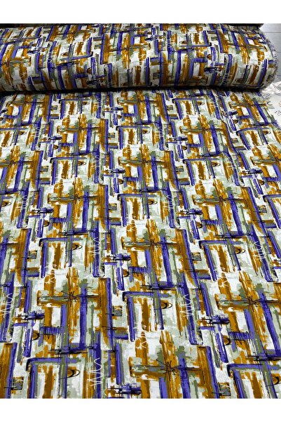 Güleryüz Țesătură largă de viscoză - Model în dungi v3