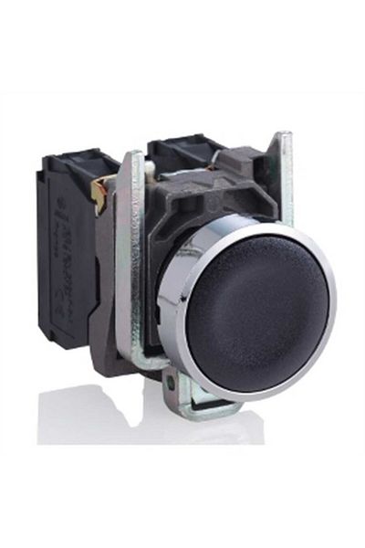 Schneider Electric شنايدر Xb4ba21 زر تحكم أسود زنبركي 22 مم معدني