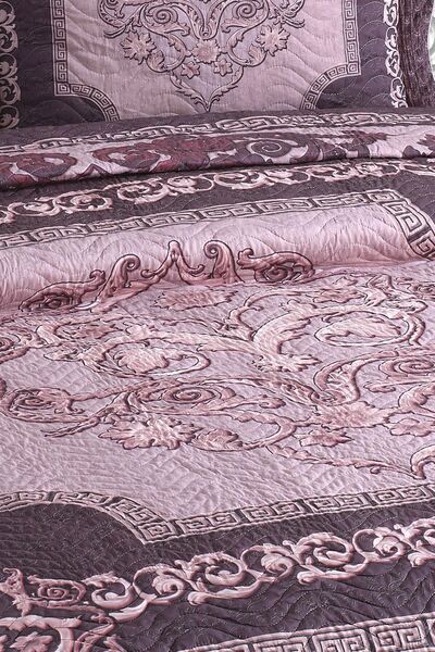 Örtüm Çift Kişilik Microfiber Kapitone Yatak Örtüsü Bella