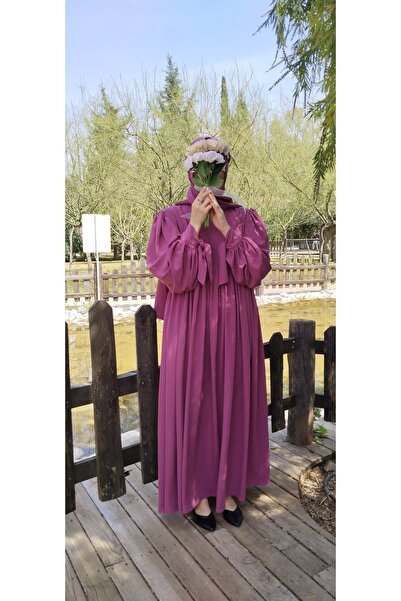 Ayyanur Tesettür Tesettür Robalı Elbise Eşarplı