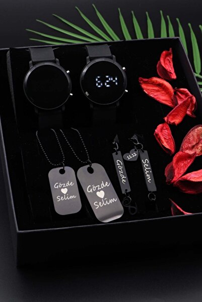 Northwatch Özel Kutulu Çift Saati - Sevgili Kombini - Saat Seti /