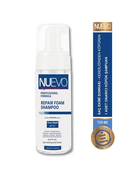 Nuevo Signature Repair Foam Shampoo - After Hair Transplant Repair Foam