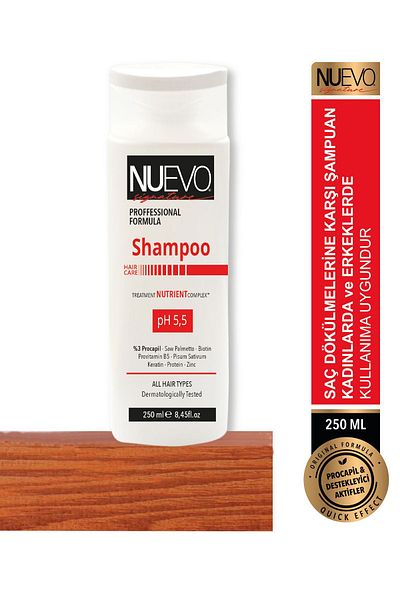 Nuevo Signature 3% Procapil Shampoo - Anti-Hair Loss and After Hair Transplant