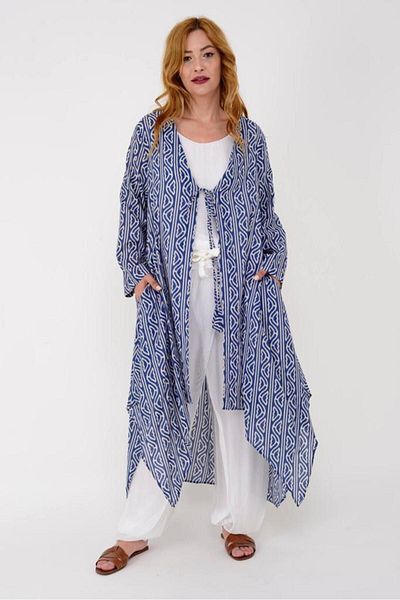 Rabiossa Kimono de damă cu model asimetric
