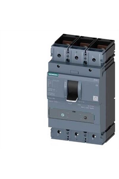 Siemens 3Va1450-5Ef32-0Aa0 3 Pole 500A Adjustable - Thermal Adjustable - Magnetic 55 Ka Compact Power Switch