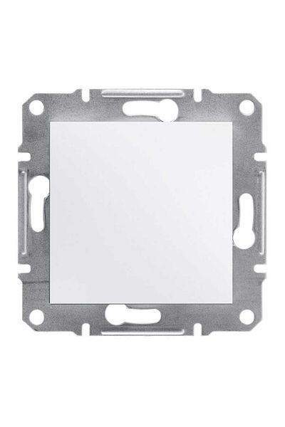 Schneider Electric شنايدر إيف5670121 - أسفورا غطاء أبيض بدون إطار