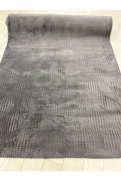 Anatolian Carpet Store RÖLYEF POLO ANTRASİT KAYMAZ TABAN KESME HALI YOLLUK