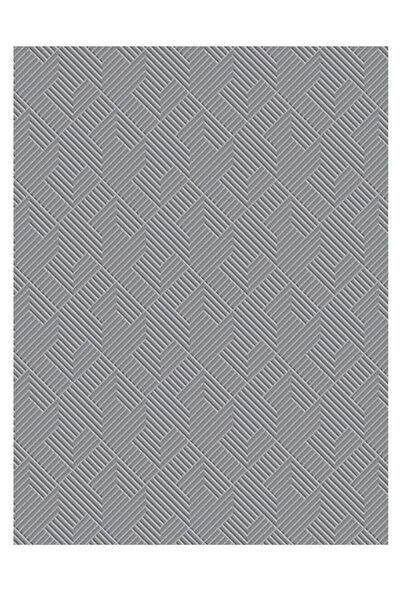 Merinos Rölyef Aden Gri Modern Kaymaz Halı