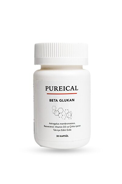 PUREICAL Beta Glukan Çin Geveni Karamürver Ekinezya Zencefil Resveratrol Çink...