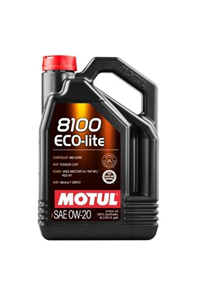 Motul 8100 Eco-lite 0w-20 4 Lt Motor Yağı