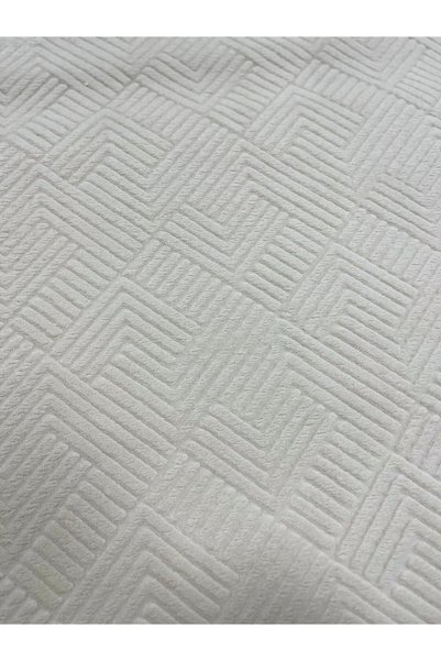 Anatolian Carpet Store Rölyef Aden Krem Kaymaz Taban Kesme Halı Yolluk
