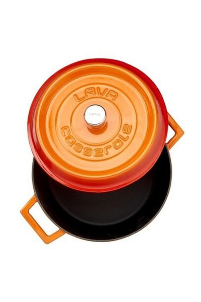 Lava Cast Iron Round Pot 24 cm.