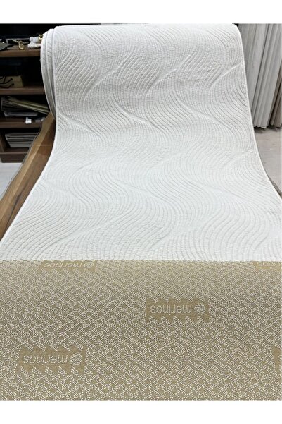 Merinos MERİNOS Rölyef Kaymaz Taban Oda Salon Koridor Mutfak Halı Yolluk Krem