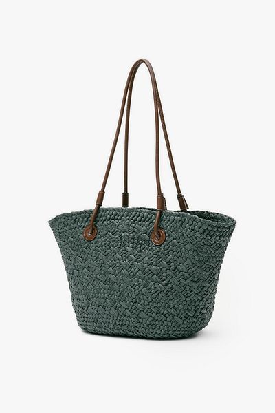 LOVENTA Alice Straw Basket Bag