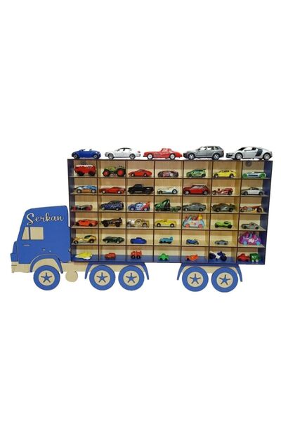 ERSOY HOME 42 Araçlık Ahşap Tır Duvar Araba Rafı