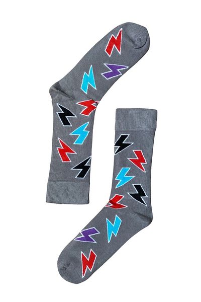 The Socks Company Ανδρικές γκρι κάλτσες 15kdcr146e-γκρι