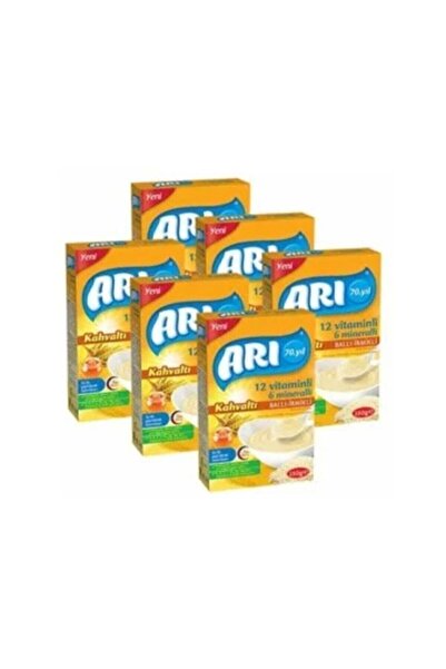 Arı Mama Mama 12 Vitaminli 6 Mineralli Sütlü Ballı Irmikli Pirinçli Kahvaltı 200 gr 6 Lı Paket