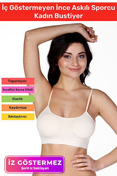 Carlburn Bustieră sportivă elegantă pentru femei - cu efect de strângere, res...