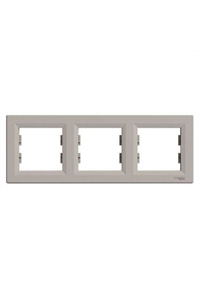 Schneider Electric Schneider Eph5800369 Asfora 3-Piece Bronze Horizontal Frame Set