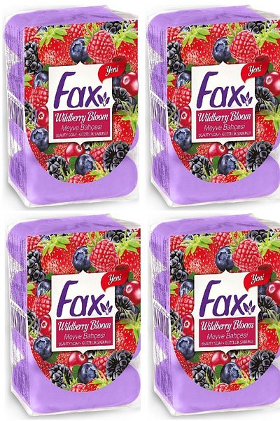 Fax Beauty Soap Fruit Garden 4x70 1120gr