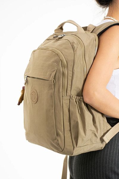 Lifonbag Unisex Crinkle Fabric - Αδιάβροχο, Πολλαπλών Διαμερισμάτων Μεγάλο Μέγεθος Laptop School & Backpack