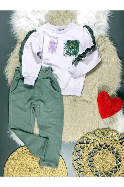 krm kerem bebe Girl's Seasonal Suit - Ruffle Detailed