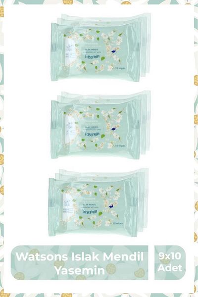 Watsons Jasmine Wet Wipes - 3X10 Pieces