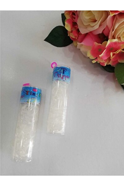 Özge Turan حزمة بيرم مشبك مطاطي شفاف اللون