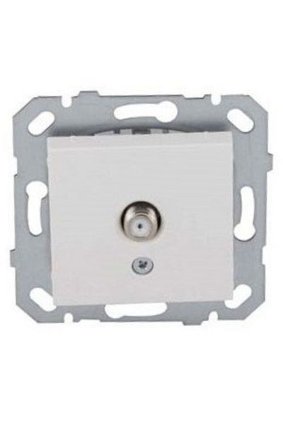 Netelsan M.u.tvu.50000 Byobu TV - Sat - Radio Satellite Socket (SONLU) Mechanical Cover White Frameless