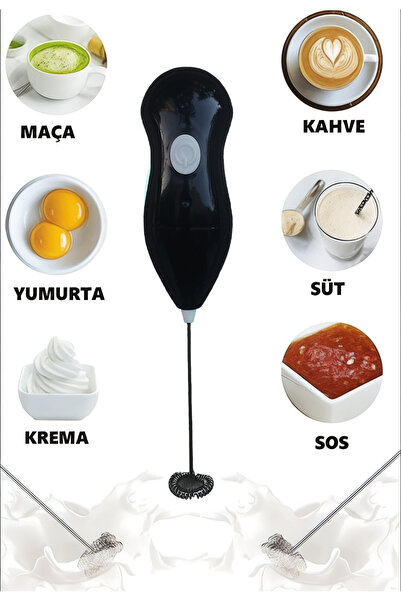 Genel Markalar Süt, Kahve, Yumurta, Sos, Krema Köpürtücü. Kablosuz, Pilli. Ba...