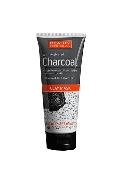 BEAUTY FORMULAS Charcoal Clay Aktif Kömürlü Kil Maskesi 100 Ml