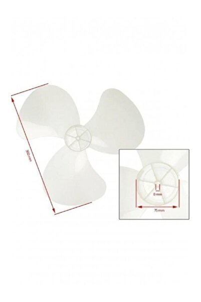 Pro Fresh & Clean Ufo Atsfı 01 Uyumlu Yumuşak Plastik Vantilatör Pervanesi