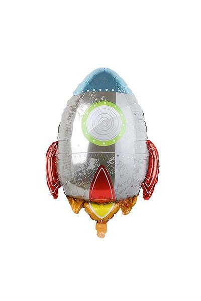 turkuaz parti Mini Party Store Rocket Space Foil Balloon