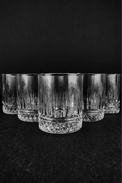 Oslo mirayyhome Glacıa 6-Piece Glass Crystal Soft Drink Cup