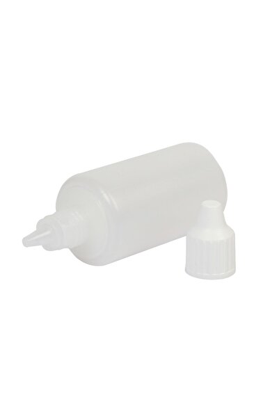 makrobay 50cc - Aseton Hdpe Boş Şişe - Mürekkep - Damlalıklı - 10 Adet