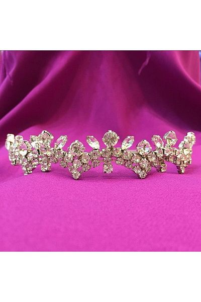 SİMGE Coroană de mireasă de logodnă din piatră de cristal elegantă și la modă