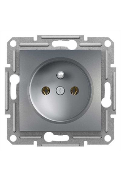 Schneider Electric شنايدر أسفورا UPS مقبس ستيل - Eph2800162بدون إطار