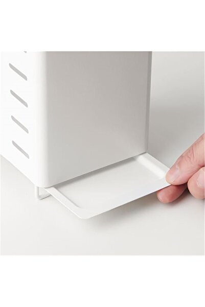 IKEA Avsteg White Cutlery Holder White 18 Cm
