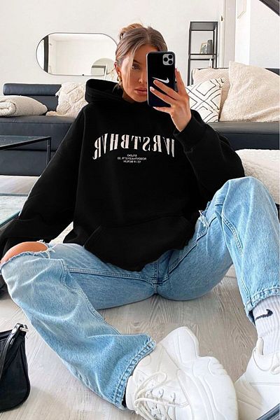 BENROMA Μπλούζα Unisex Oversize Wrst με γκρι στάμπα