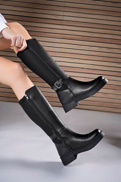Riccon Ienweth, Damen Stiefel, Schwarz