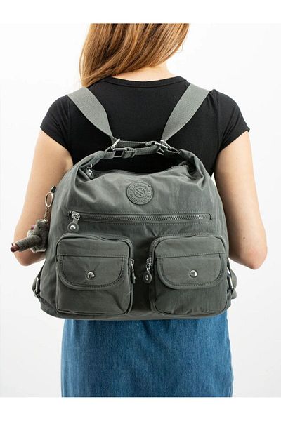CKN Non-Impressive - Clinker Fabric Backpack and Shoulder Women's Bag
